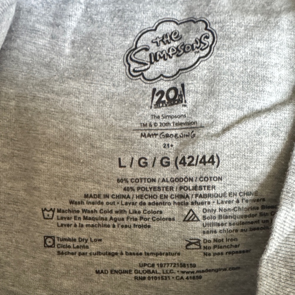 The Simpson Homer ‘Best Dad Bod' Graphic T-Shirt - Picture 3 of 3